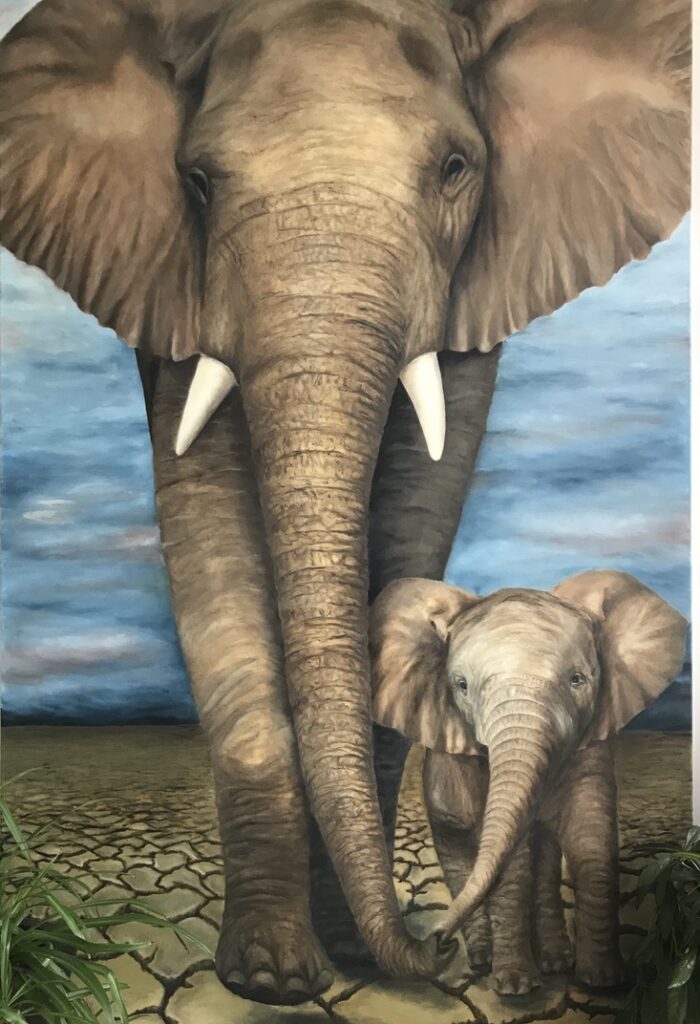 Jumbo drought
200x120 cm
Oil on canvas